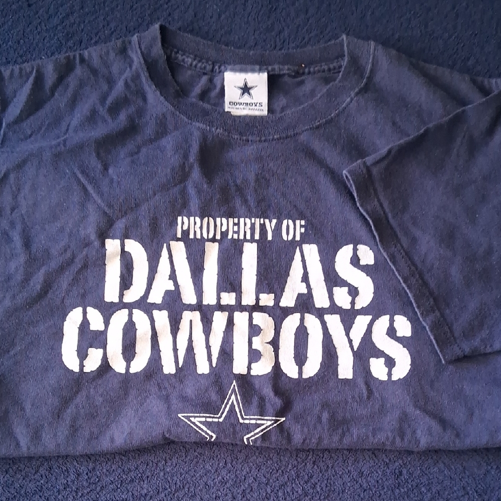 NFL Dallas Cowboys Mens Medium Navy Tee